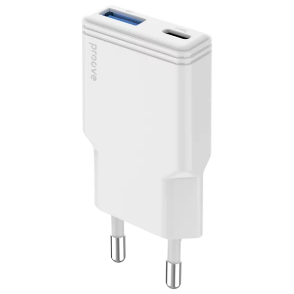 Încărcător de rețea Proove Slender (30 W) White 3 A / White photo 1