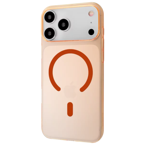 Чехол для смартфона Apple iPhone 17 Pro Max (Crystal) Cosmic Оранжевый Proove, ТПУ, MagSafe Back