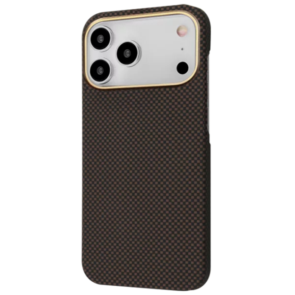 Husă pentru smartphone Apple iPhone 17 Pro (Carbon Slim) Sunflare Brown Proove, TPU, MagSafe Back