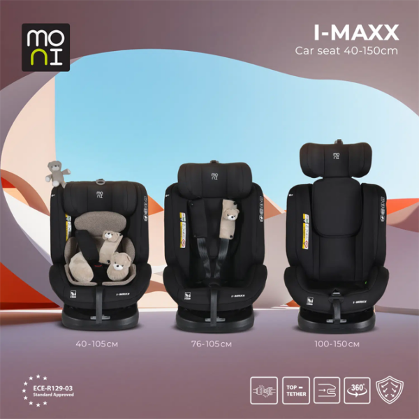 Scaun auto Moni i-Maxx MT.233428 Beige 0 luni - 12 ani, 36 kg photo 2