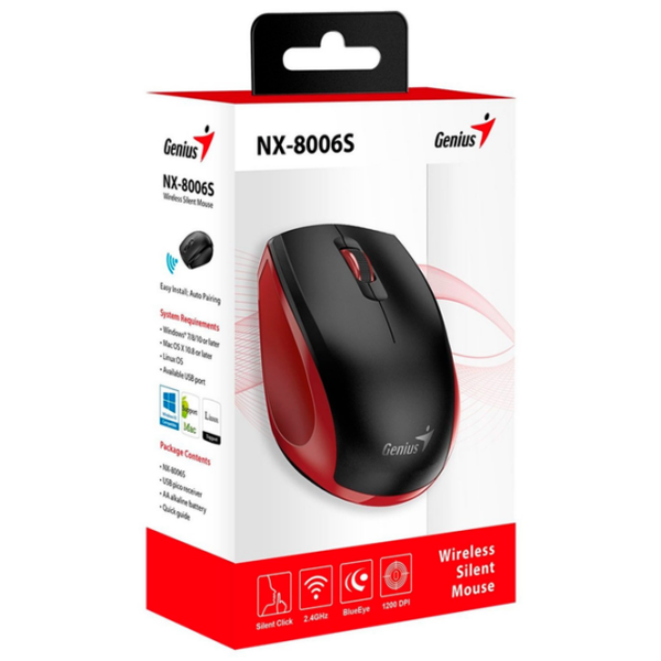 Мышь Genius NX-8006S Черный Беспроводные, 1200 dpi photo 3