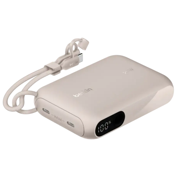 Power Bank 10000 mAh Belkin BoostCharge Dual (20 W) Sand  photo 1
