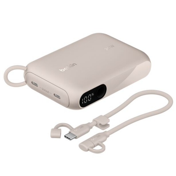 Power Bank 10000 mAh Belkin BoostCharge Dual (20 W) Sand  photo 3