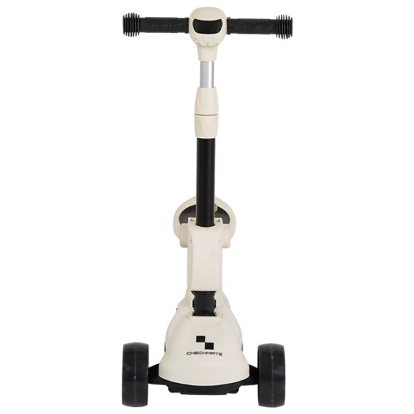 Детский трёхколёсный самокат Moni Checkmate Белый MT.233430 3 года, 50 кг, Полиуретановые photo 3