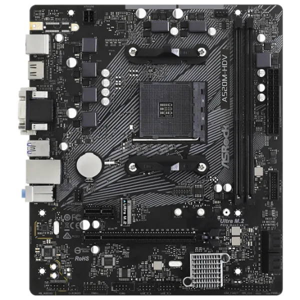 Игровой компьютер Navigator 11827 Черный AMD Ryzen 5 5500 8 ГБ 512 ГБ GeForce RTX 3050 6 ГБ photo 4