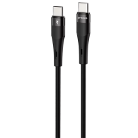 Кабель для телефона Proove Light Silicone Plus USB Type-C / USB Type-C Черный 