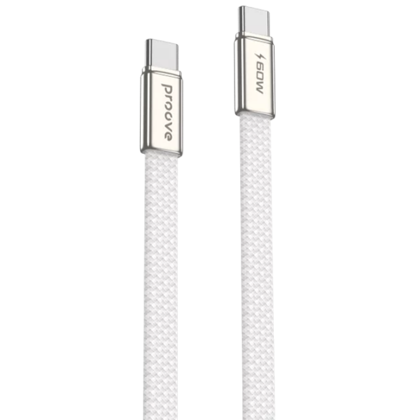 Кабель для телефона Proove AirLine USB Type-C / USB Type-C Белый  photo 1