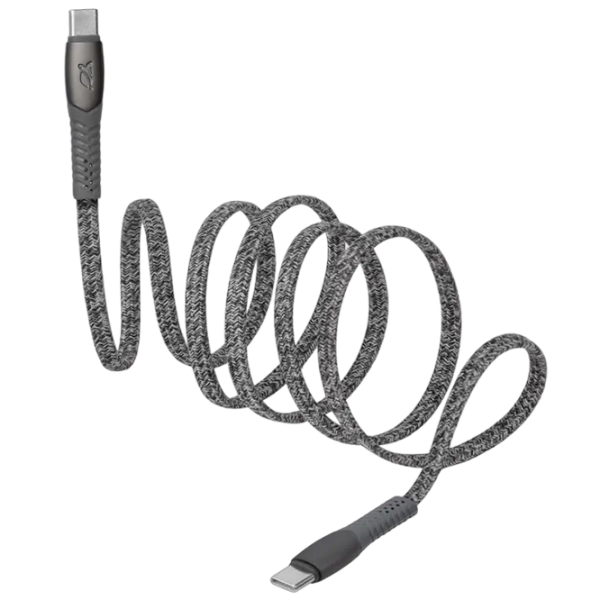 Кабель для телефона RivaCase PS6105 USB Type-C / USB Type-C Серый  photo 2