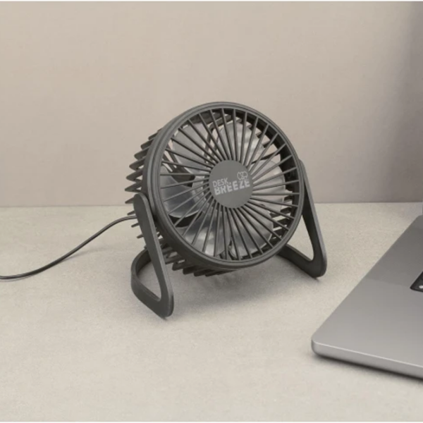 Вентилятор Cellularline Desk Breeze Черный , Механическое, Количество скоростей: 1 photo 3