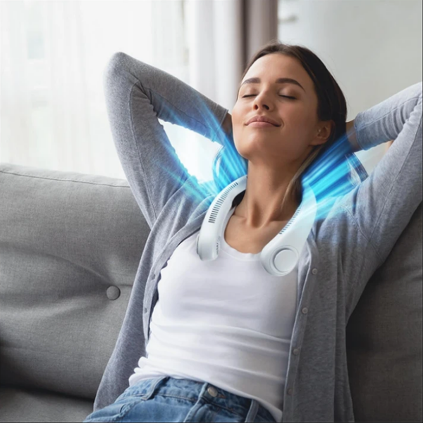 Вентилятор Cellularline Neck Flow Белый , Механическое, Количество скоростей: 3 photo 3
