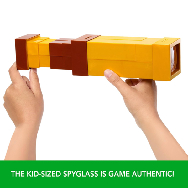 Интерактивная игрушка Mattel Minecraft Spyglass With Pixelating View Lens JLK64 Оранжевый Для детей, 6+ photo 3