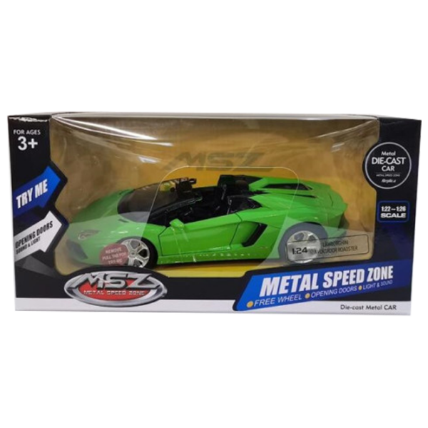Mașină de colecţie MSZ Lamborghini Aventador Roadster 68274A
Black
Green