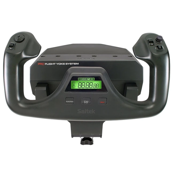 Joystick Logitech G Saitek Pro Flight Yoke System Black Cu fir / 8 buttons photo 3