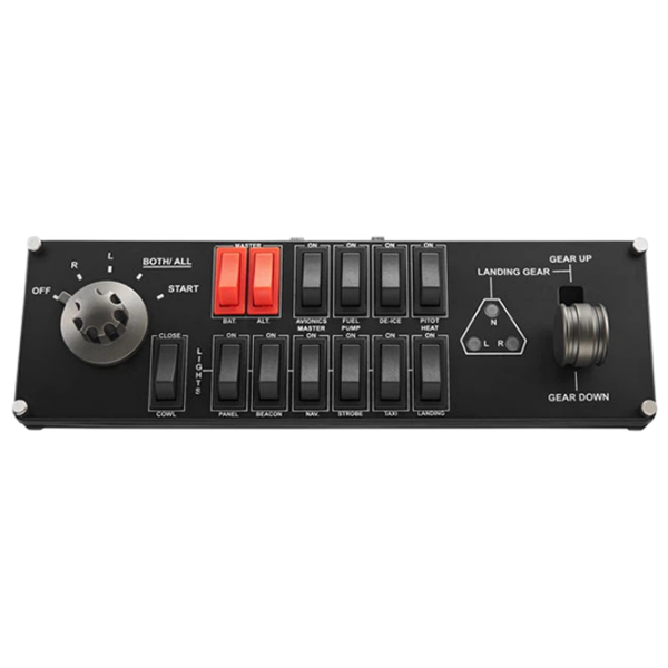 Приборная панель Logitech Flight Simulator Switch Panel Черный Проводная / 13 buttons photo 1