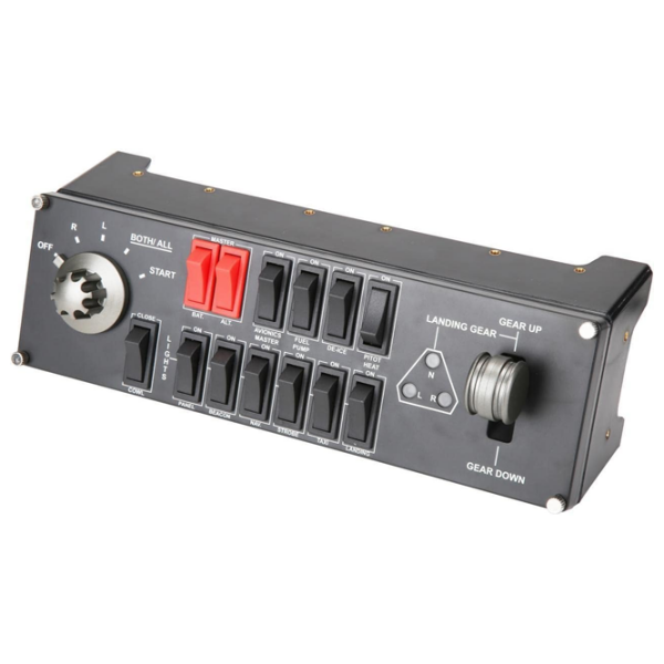 Приборная панель Logitech Flight Simulator Switch Panel Черный Проводная / 13 buttons photo 2