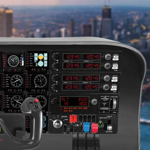 Приборная панель Logitech Flight Simulator Switch Panel Черный Проводная / 13 buttons photo 5