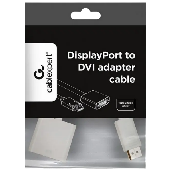 Кабель видео Cablexpert A-DPM-DVIF-002-W DisplayPort / DVI Белый  photo 2