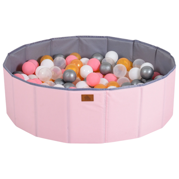 Piscină cu bile Moni Melo Pink 1+