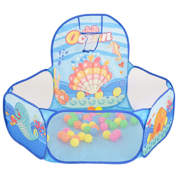 Piscină cu bile Moni Ocean J1234 Blue 1+