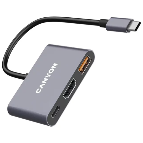 Адаптер Canyon DS-4 Серый USB Type-C photo 3