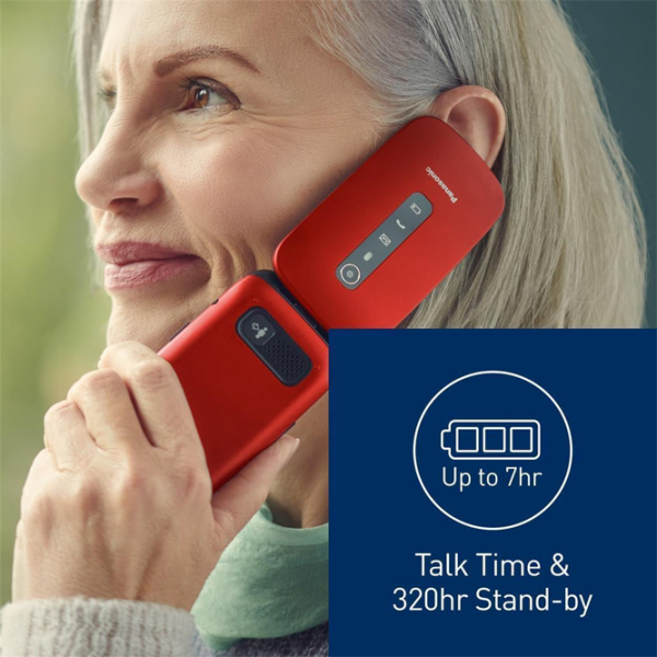 Panasonic KX-TU550 Red 2.8", Single SIM, 4G photo 12