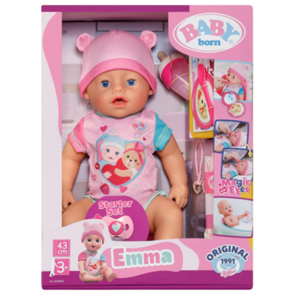 Păpușă Zapf Emma bebeluș 834800 3+