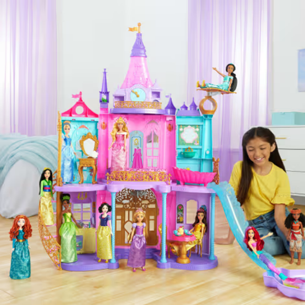 Castel pentru păpuși Mattel Princess Ultimate Castle Lacăt HLW29 3+ photo 2