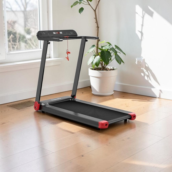 Беговая дорожка Costway SP37681DE-RE Черный 90 кг, 12 км/ч photo 5