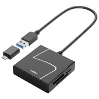 Cititor de carduri Hama 200148 Black USB 3.0