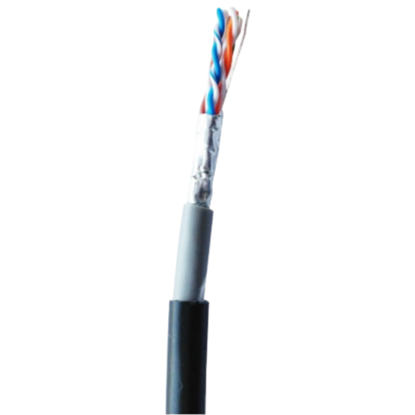 Кабель APC FTP Cat.5e outdoor cable 24AWG 4X2X1/0.50 COPPER double jacket / Серый  photo 1