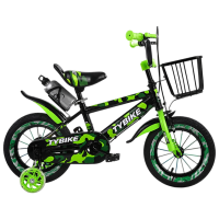 Bicicletă TyBike BK-3 12" Green Black Aluminiu / Pentru copii