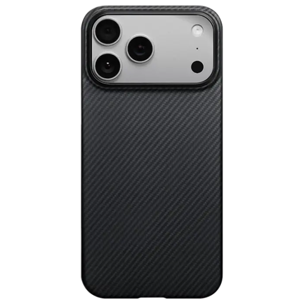 Чехол для смартфона Apple iPhone 17 Pro Max (MagEZ Ultra-Slim MagSafe) Серый Черный Pitaka, ТПУ, MagSafe Back