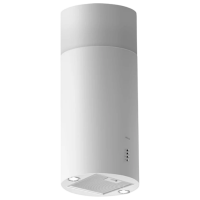 Hotă Elica Tube Pro Island WH/A/43 White 43 cm, Recirculare, 900 m³/h