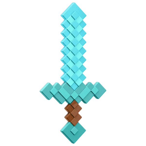 Sabie Mattel The Diamond Sword JLJ39 Blue sabie, , 6+ photo 1