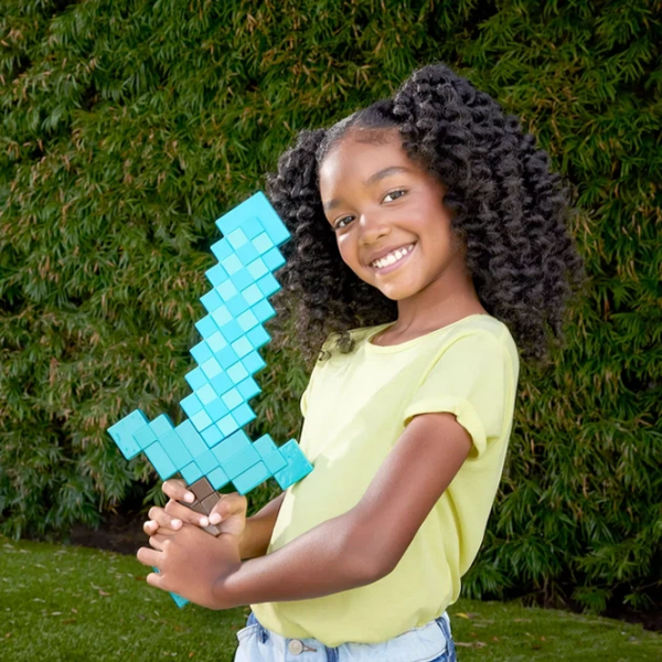 Sabie Mattel The Diamond Sword JLJ39 Blue sabie, , 6+ photo 5