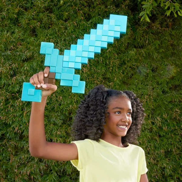 Sabie Mattel The Diamond Sword JLJ39 Blue sabie, , 6+ photo 6