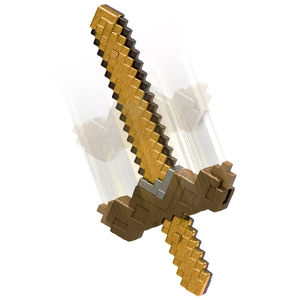 Sabie Mattel Click and Switch Sword and Pickaxe JKC15 Brown Târnăcop, , 6+ photo 4