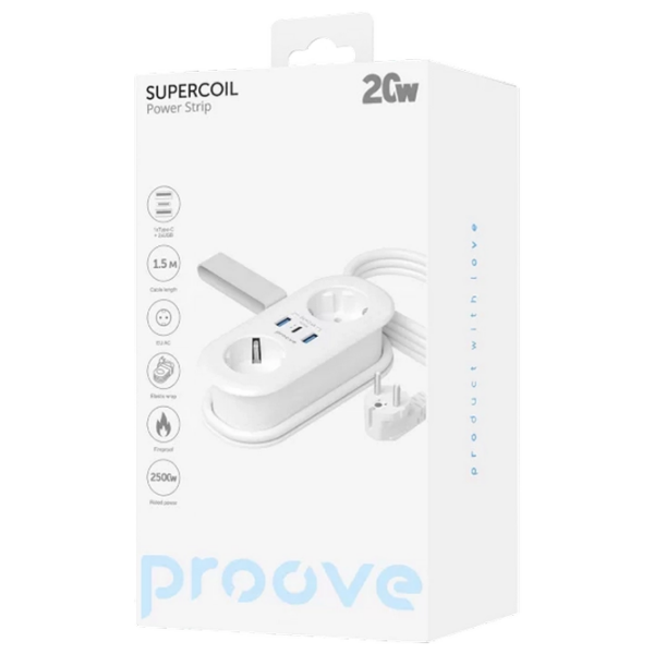 Prelungitor Proove Strip Supercoil 1.5 m White  photo 6