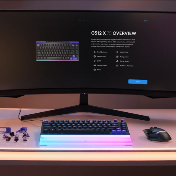 Tastatură Logitech G512 X 75 Black Gaming, Cu fir photo 9
