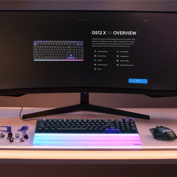 Tastatură Logitech G512 X 98 Black Gaming, Cu fir photo 9