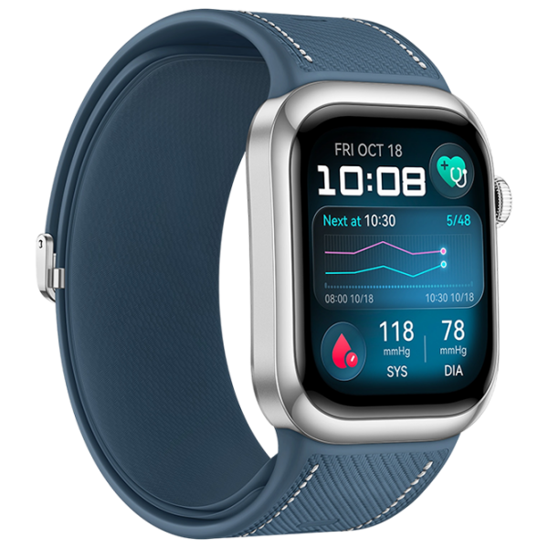Умные часы Huawei Watch D2 Серебряный 1.82" | 48 мм | Алюминий/Кожа
|  photo 3
