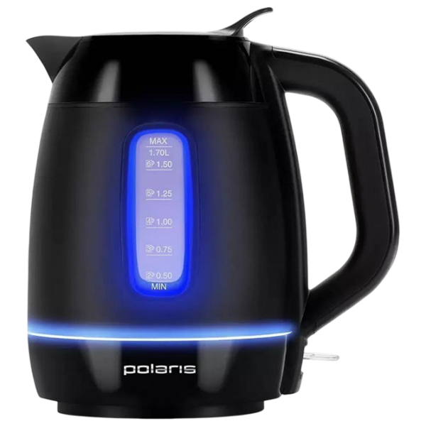 Ceainic electric Polaris PWK 0723DDW Black 2400 W, 1.8l, Material interior: Inox photo 1
