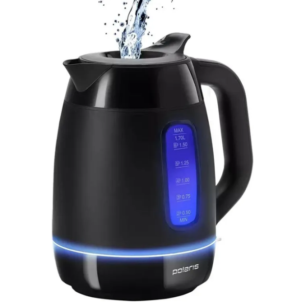 Ceainic electric Polaris PWK 0723DDW Black 2400 W, 1.8l, Material interior: Inox photo 3