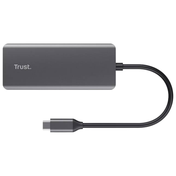 Adaptor Trust Dalyx 6-in-1 Silver USB Type-C photo 4