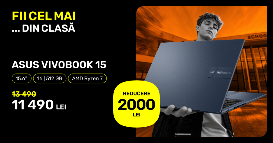Laptop Asus VivoBook 15 M1502YA reducere 2 000 lei