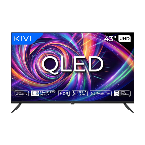 Televizor Kivi 43U7000MB Smart TV 4K Black 43" | QLED | 4K photo 1