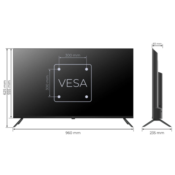 Televizor Kivi 43U7000MB Smart TV 4K Black 43" | QLED | 4K photo 6
