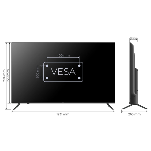 Televizor Kivi 55U7000MB Smart TV 4K Black 55" | QLED | 4K photo 6