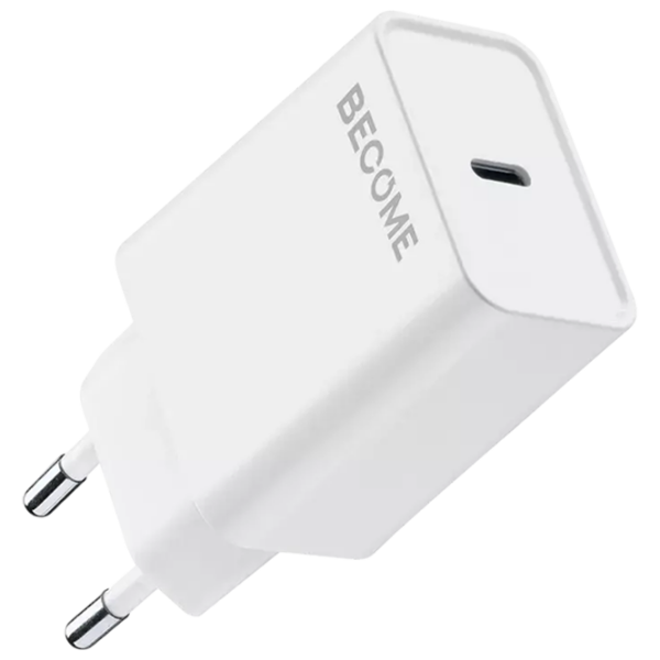 Încărcător de rețea Cellularline Become (25 W) White  / White photo 1