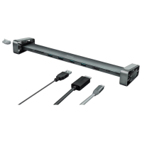 Dock-stație Trust Dalyx Aluminium 10-in-1 Gray 
